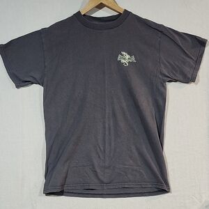 Vintage Y2K Gaurdians Of Paradise Men's Gray Graphic‎ T-Shirt Dragon Large